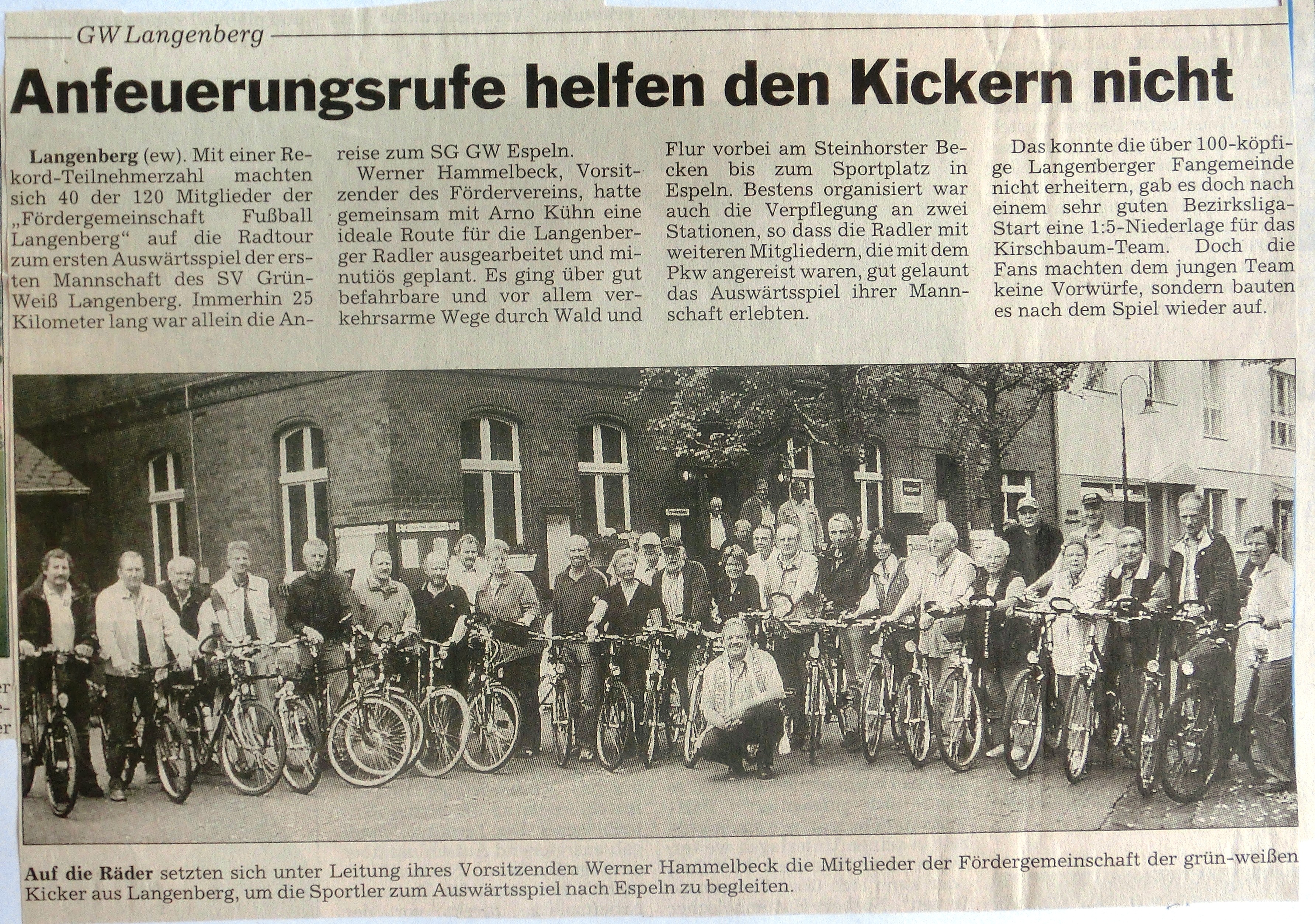 Tour nach Espeln 2007